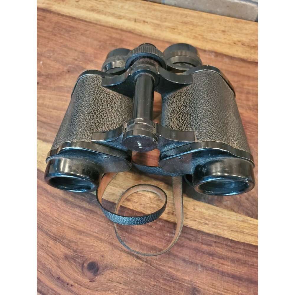 Vintage Encore Hard Coated Optics 8x30 Field 75 Degrees Made in Japan Binoculars - Picture 2 of 7